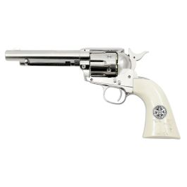 Win Gun SAA45 Peacemaker Cowboy Chrome 6mm Co2 Revolver RIF