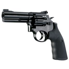 Smith & Wesson 586 4″ Black 10 Shot .177 Pellet Co2 Revolver