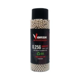 Vorsk 0.25g 6mm Bio Airsoft Ammo - 3600pcs