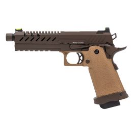 Vorsk Hi-Capa 5.1 Airsoft Pistol - Tan / Bronze