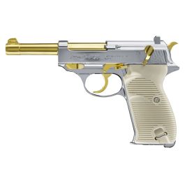 Umarex Walther P38 Silver & Gold .177 BB Blow Back Co2 Air Pistol Discontinued
