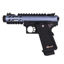 WE Galaxy Hi-Capa GBB Airsoft Pistol - Two Tone Blue Discontinued