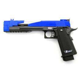 WE Hi-Capa Dragon 7″ 6mm Airsoft Gas Blow Back Pistol Two Tone GBB