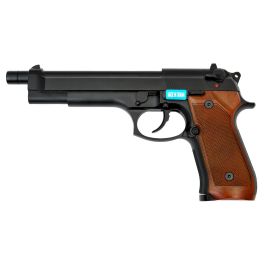 WE Beretta M92L Long Barrel Brown Grips 6mm Airsoft GBB RIF Discontinued