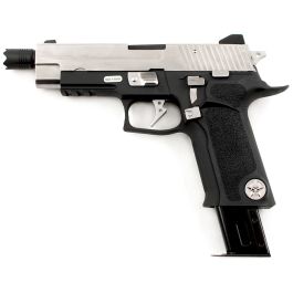 WE P-Virus Biohazard 6mm Airsoft Gas Blow Back Pistol RIF GBB