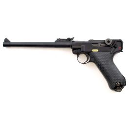 WE P08 Luger Large 6mm Airsoft Gas Blow Back Pistol RIF 