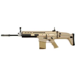 WE MCR-H SCAR-H Tan 6mm Airsoft Gas Blow-Back Rifle RIF GBB