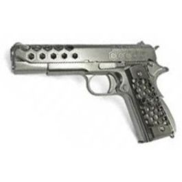 WE M1911 Honeycomb Co2 Air Pistol - Silver - 4.5mm