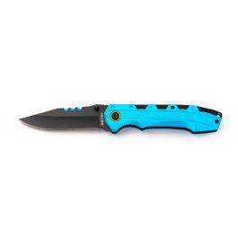 Whitby Liner Lock knife - Blue Aluminium LK475