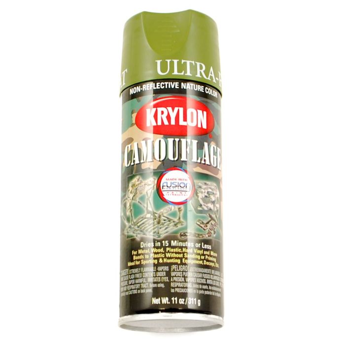 Krylon Ultra Flat Paint Woodland Green