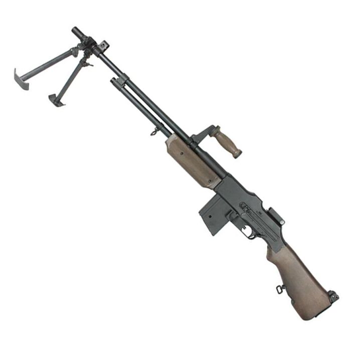 S&T M1918 BAR Airsoft Support Gun With Real Wood Stock