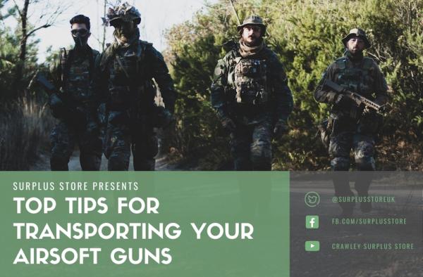 Our Top Tips for Transporting Your Airsoft Guns