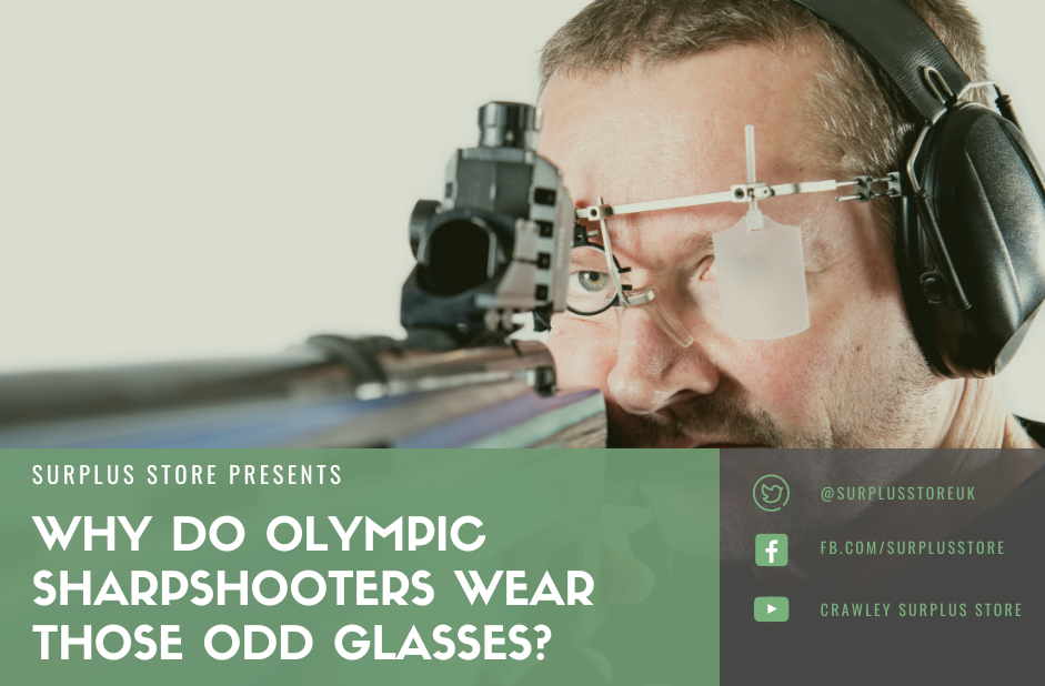 Why Do Olympic Sharpshooters Wear Those Odd Glasses?