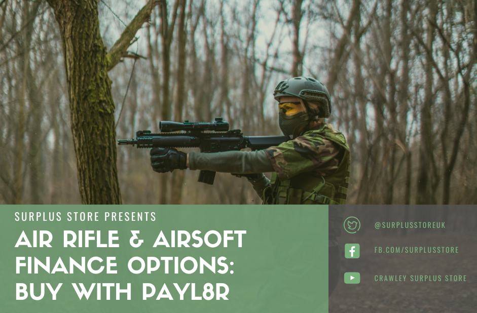 Air Rifle & Airsoft Finance Options: Buy with Payl8r