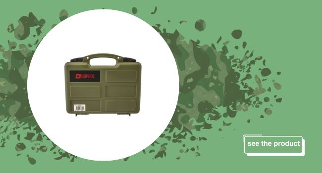 Nuprol Hard Pistol Case Green PNP Foam: See the Product at Surplus Store