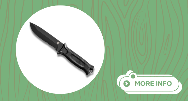 Gerber Strongarm Black Sheath Knife