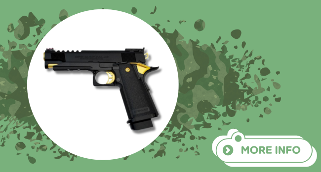 Tokyo Marui 5.1 Hi-Capa Gold Match 6mm Gas Blow Back Pistol RIF GBB
