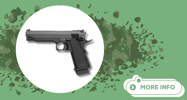 Cyma CM128 Hi-Capa Style 6mm Airsoft Electric Pistol
