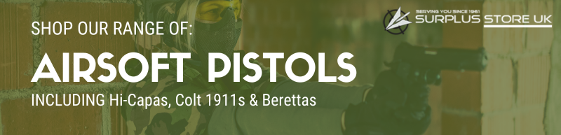 Shop our range of airsoft pistols