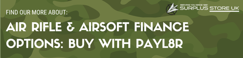 Air Rifle & Airsoft Finance Options: Buy with Payl8r