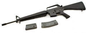 Deactivated gun M16A1 assault rifle found at Crawley Surplus Store