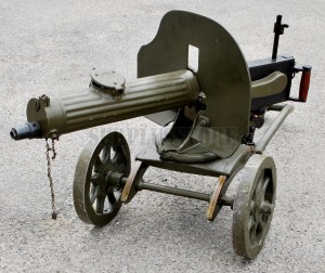 Deactivated gun Maxim machine gun found at Crawley Surplus Store 