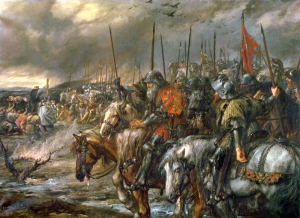Painting of the Battle of Agincourt
