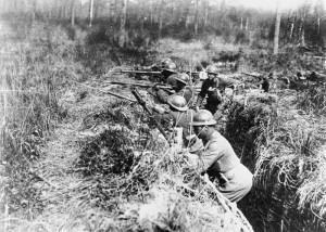 The Hellfighters on the Western Front with their French counterparts 