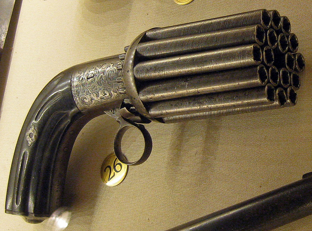 Unusual guns that have been made and used - pepperbox gun