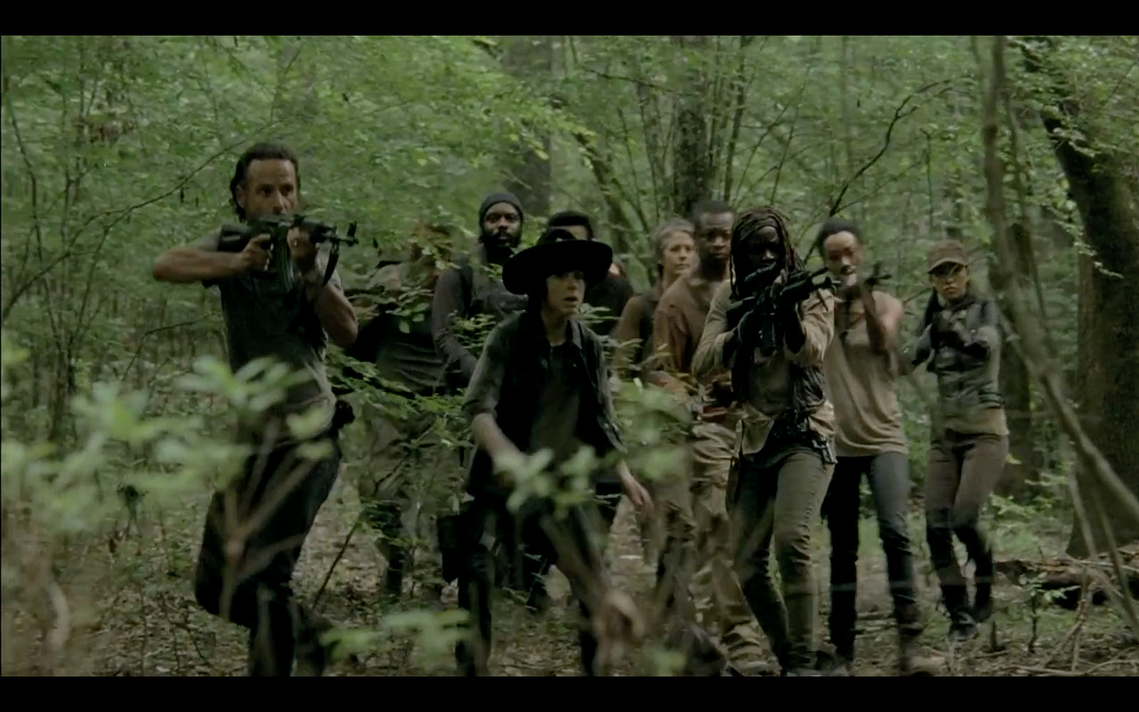 Survivors from the Walking Dead. 