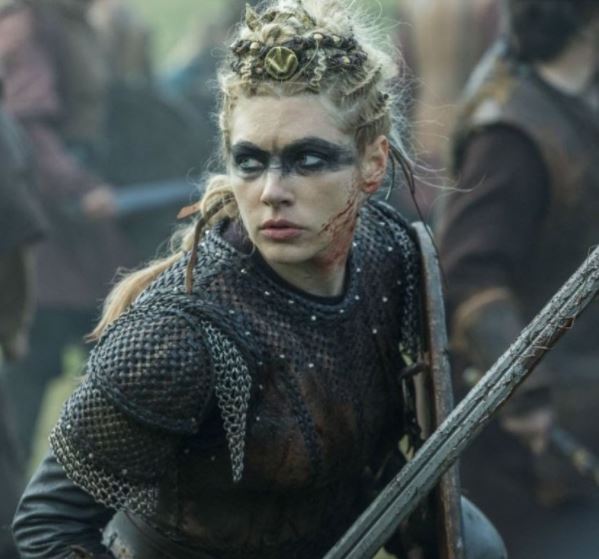 Lagertha, shieldmaiden in TV show Vikings