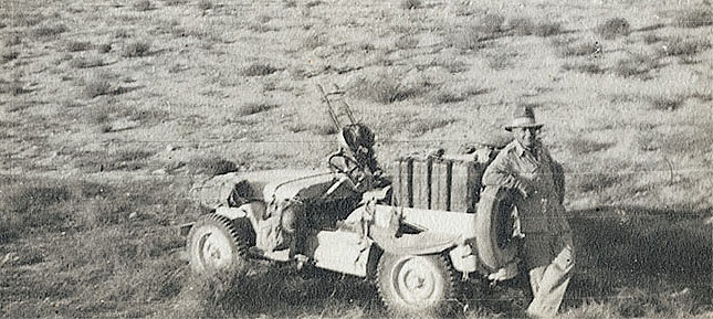Popski and his jeep