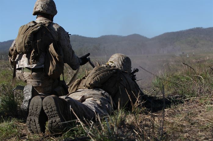 Prone support gunner and