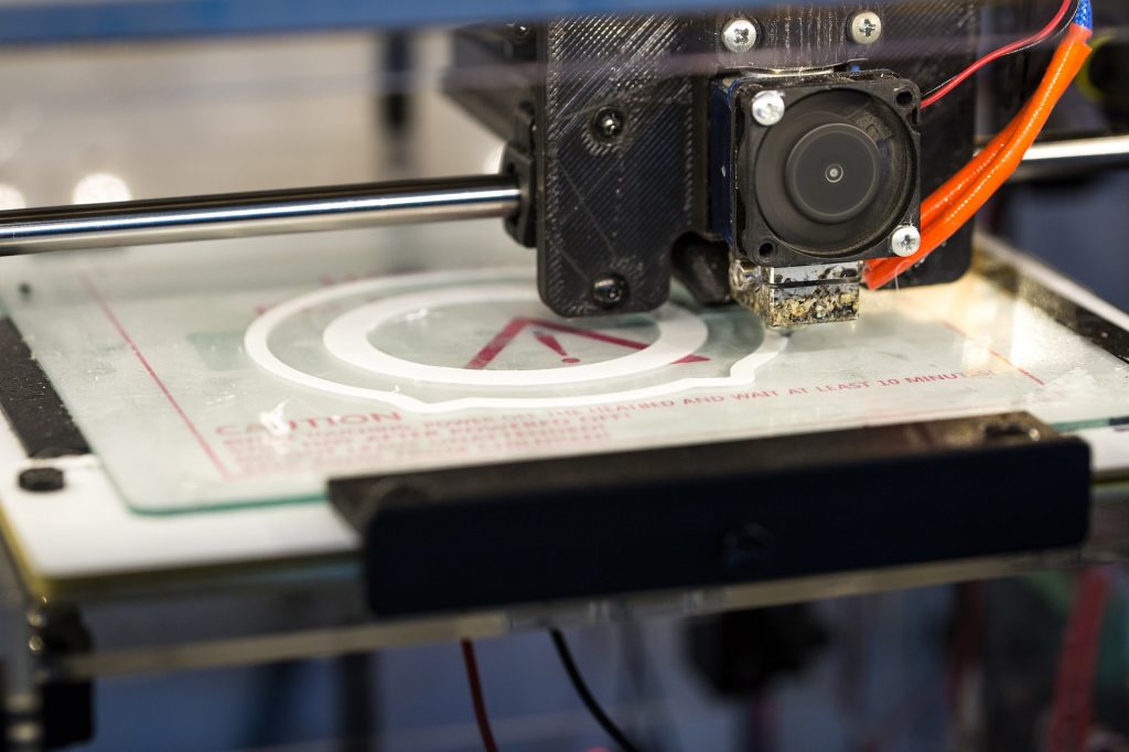 3D printer printing